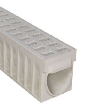 Gitter-Abflussrinne - KOMPAQ200 TRAFFIC - ULMA - ARCHITECTURAL SOLUTIONS - Schlitz / Polymerbeton / Gusseisengitter