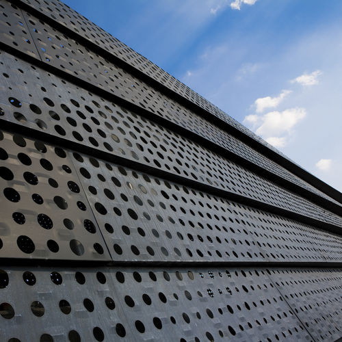Perforiertes Metallblech - POWER & LIGHT - A. Zahner - Dekor / Zink / Patina