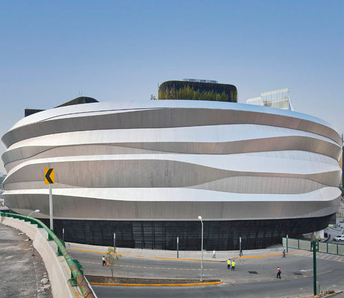 Paneel-Fassadenverkleidung - LIVERPOOL MEXICO - A. Zahner - Edelstahl / reflektierend / 3D