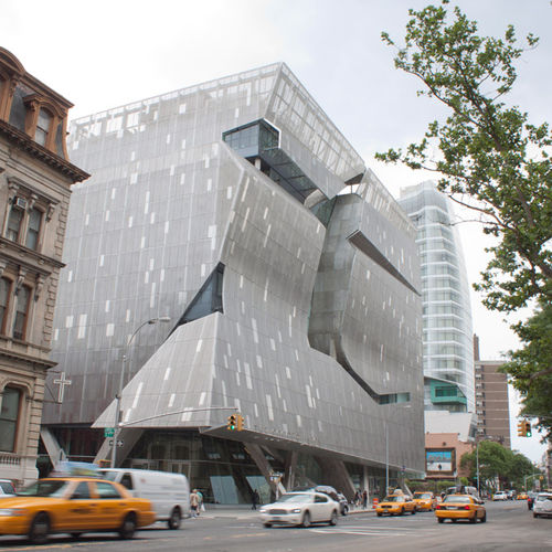 Paneel-Fassadenverkleidung - COOPER UNION - A. Zahner - Edelstahl / vertikal / texturiert