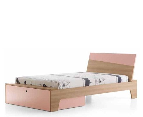 Modernes Bett - LALLA - Mobil Sprint Srl - mit Schublade / für Kinder / für Mädchen