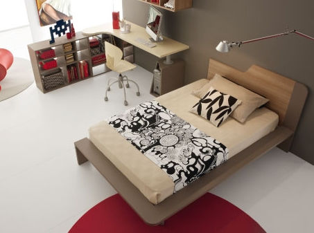 Modernes Bett - HI-TECH - Mobil Sprint Srl - für Kinder (Unisex) / Metall