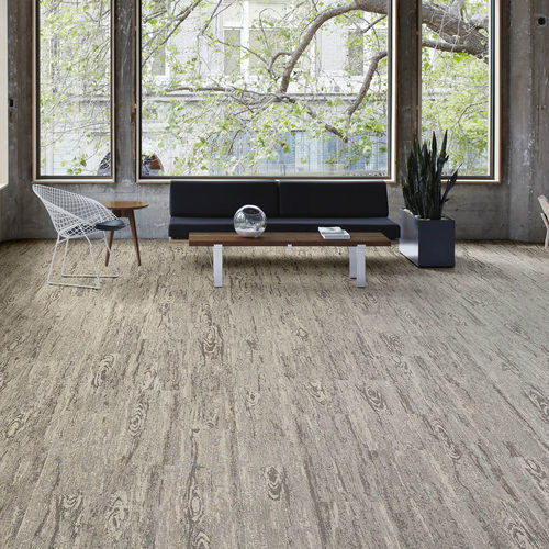 Vinyl-Bodenbelag - SILVA OLIVE - 2TEC2 - Glasfaser / PET / für den Innenraum