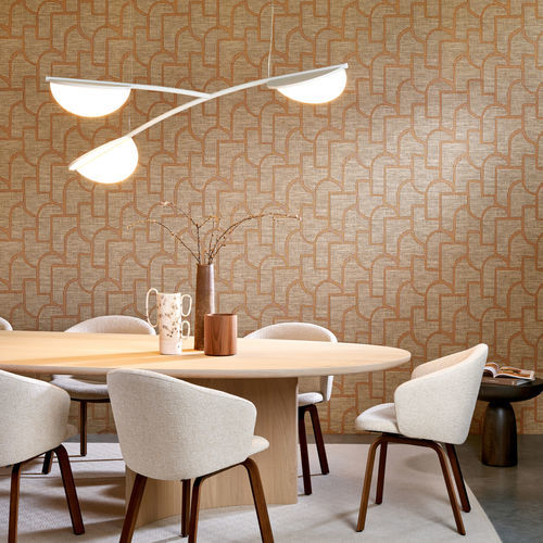 Moderne Tapete - ESPARTO IBÉRICO - ARTE - Motiv / grau / grün