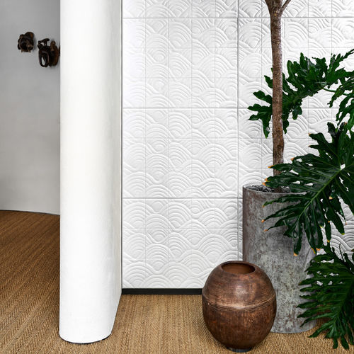 Wandverkleidung auf Vlies - TERRACOTTA - ARTE - Innenbereich / Textil / Relief