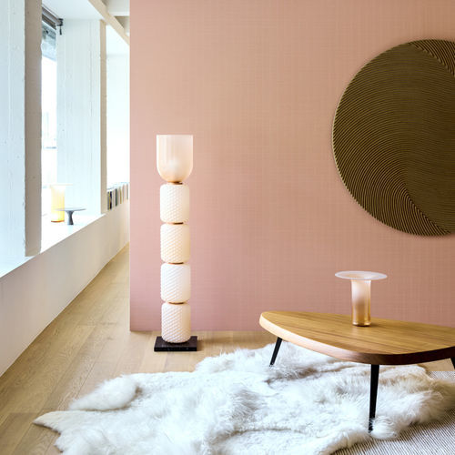Moderne Tapete - ALMA - ARTE - Vinyl / Karomuster / Lederoptik