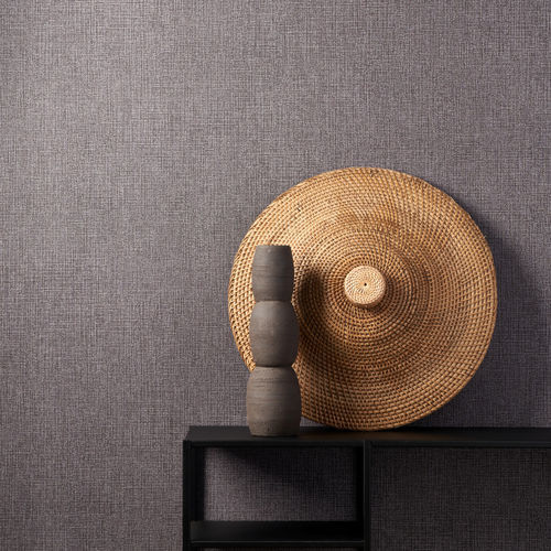 Moderne Tapete - TELA - ARTE - Vinyl / einfarbig / Stoffoptik