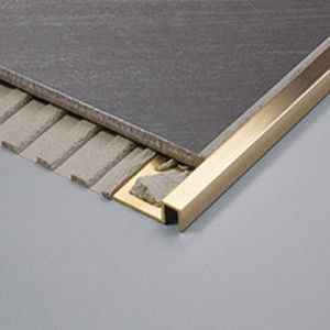 Messing-Abschlussprofil - DURAPLUS - DURAL France - Aluminium / Edelstahl / für Fliesen