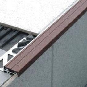 PVC-Abschlussprofil - DURASTEP STANDARD - DURAL France - Aluminium / für Fliesen / für Treppenstufen