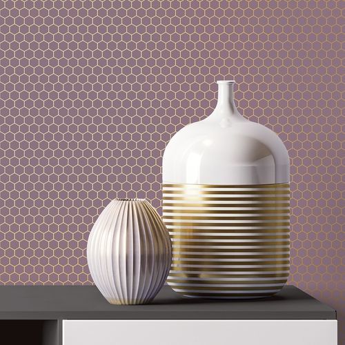Innenwandverkleidung - Hexagon-12135 - Muraspec - PET / bedruckt / Vlies