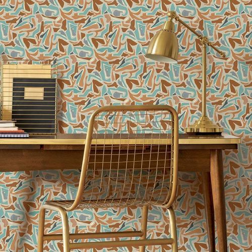 Moderne Tapete - PUZZLE PETITE - Muraspec - Vlies / Pflanzenfaser / Naturfaser