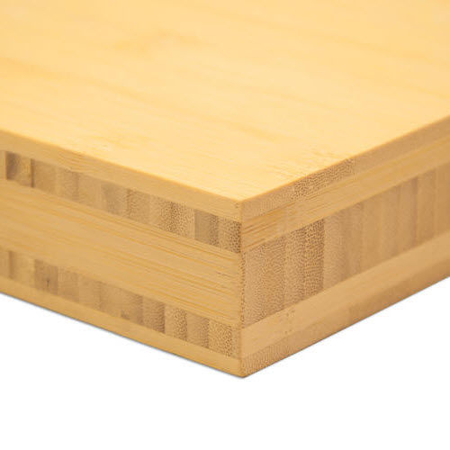 Bambus-Bauplatte - SOLID: PLAIN PRESSED NATURAL - MOSO Bamboo Products - für Trennwand / Wand