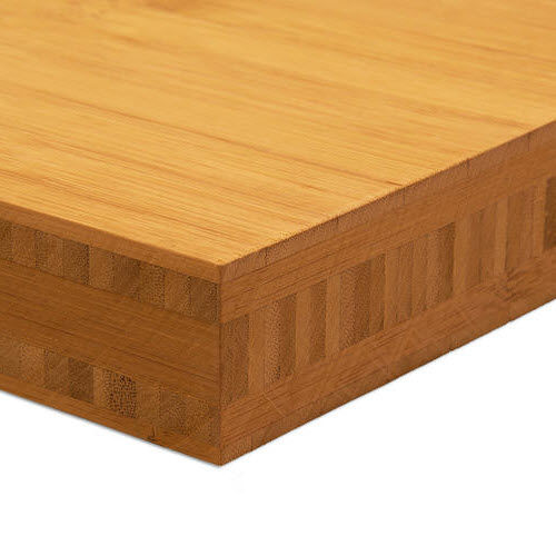 Bambus-Bauplatte - SOLID: PLAIN PRESSED CARAMEL - MOSO Bamboo Products - für Trennwand / Wand