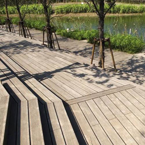Bambus-Terrassendiele - X-TREME®  - MOSO Bamboo Products - gerillt / wärmebehandelt / nachhaltig