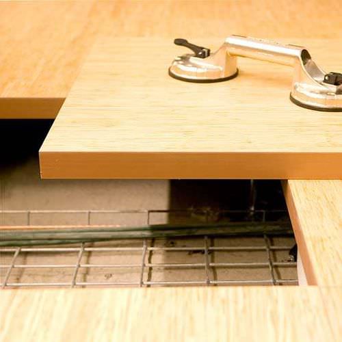 Bambus-Doppelboden - COMPUTER FLOORING - MOSO Bamboo Products - für den Innenraum