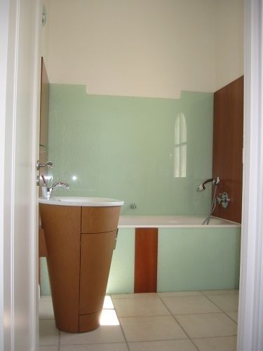 Glasscheibe / ESG Glas - Miroiterie de Chartreuse - lichtdurchlässig / farbig / für Innenausbau