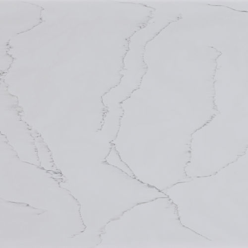 Mineralwerkstoff-Arbeitsplatte - Premiere Legato VL322 - Staron Solid Surfaces - weiß / grau / poliert