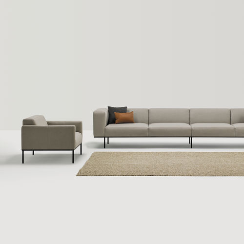 Modulsofa - ESCALAS - INCLASS - modern / Stoff / Leder