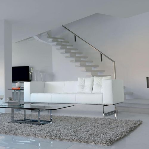 Modernes Sofa - DIPLOMAT  - Italy Dream Design - Leder / mit Armlehnen / mit Kissen