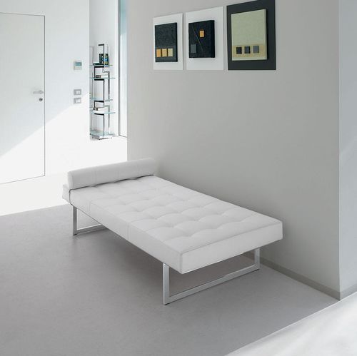 Moderne Récamiere - LIFE CLASS : CORTONA - Italy Dream Design - Stoff / Leder / Kunstleder