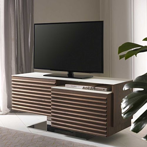 Modernes Fernsehmöbel - Fabius - Italy Dream Design - mit 2 Türen / schwenkbar / Esche