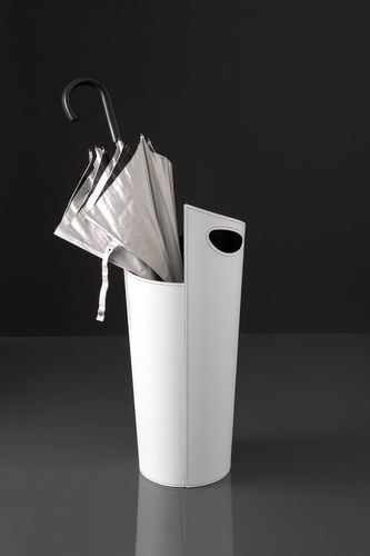 Leder-Schirmständer - OMBO - Italy Dream Design - lackiertes Metall