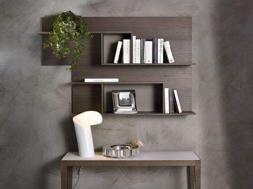 Wandmontiertes Regal - CRUNCH - Italy Dream Design - Wand / modern / Esche