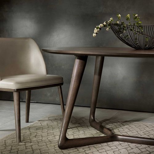 Esche-Esstisch - OVER - Italy Dream Design - Gestell aus Esche / oval / für Privatgebrauch