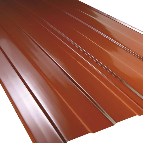 Aluminium-Dachplatte - PRESSED ALONG - MDM® - Kupfer / Polyester / farbig