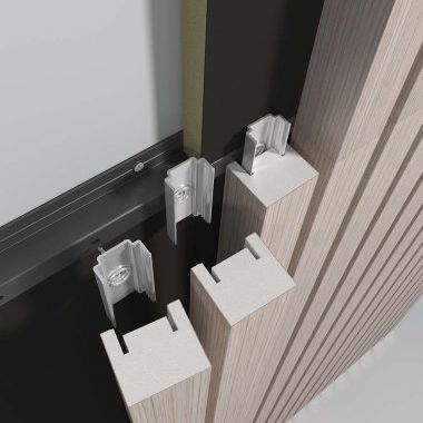 Aluminiumprofil - LINEAR RIB - Gustafs Scandinavia AB - symmetrischer Querschnitt / für Fassadenelemente / für Wand