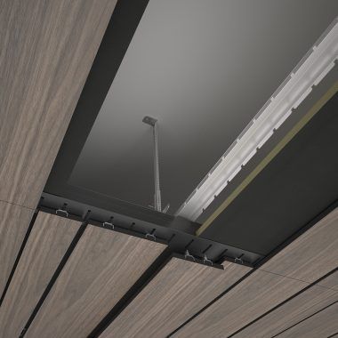 Aluminium-Befestigungssystem - LINEAR PLANK - Gustafs Scandinavia AB - für Paneele / für Decke / Innenbereich