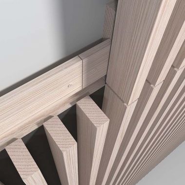 Holz-Befestigungssystem - MODULE - Gustafs Scandinavia AB - für Paneele / für Fassadenverkleidung / für Wand