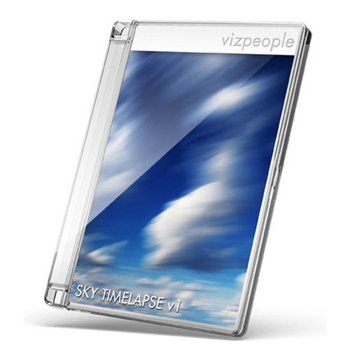 Texturdatenbank - SKY TIMELAPSE V1 - VizPeople Cut Out people