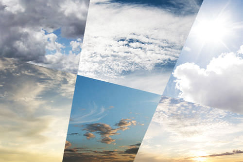 Texturdatenbank - SPHERICAL SKIES - VizPeople Cut Out people