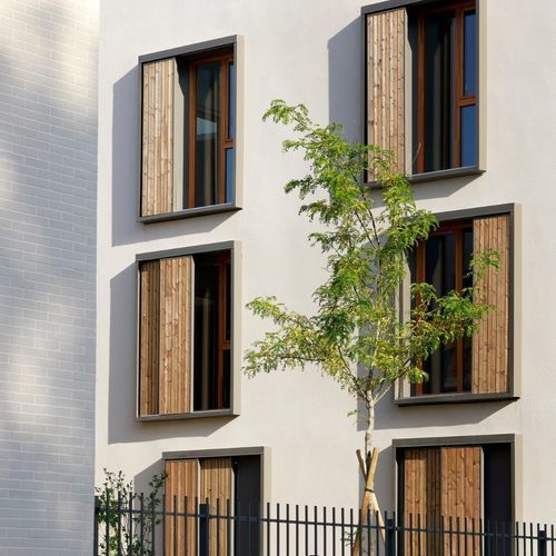 Scharnier für Schiebe-Fensterladen - STRAIGHT - ARLU - Aluminium / Edelstahl / unsichtbar