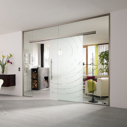 Tür für Innenbereich - DORMA S1000 - Glas Expert - Glas / einflügelig / modern