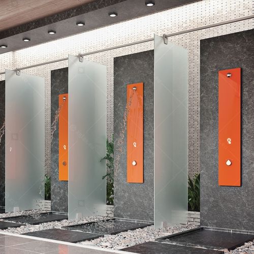 Selbstschluss-Duschsäule - EVODUSCH  - Glas Expert - für Mehrzweck-Sporthallen / für Spa / für Sportanlage