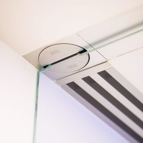 Verriegelungsautomatik für Tür - DORMA VISUR - Glas Expert - einflügelig