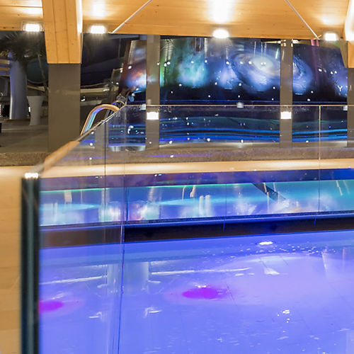 Glasgeländer - GLUE FIXED - Glas Expert - Glasplatten / für den Innenraum / für Pool