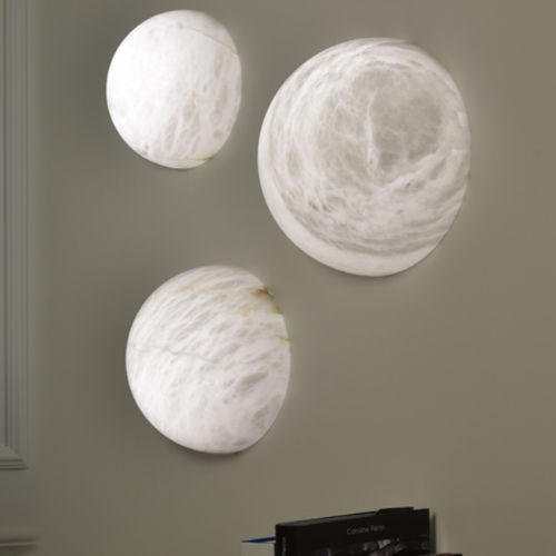 Moderne Wandleuchte - EMI - Atelier-alain-ellouz - für den Innenraum / Alabaster / rund