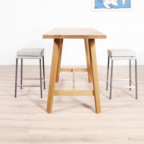 Moderner Stehtisch - MAVERICK - KFF - Holz / Massivholz / rechteckig
