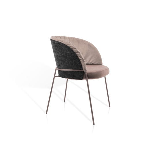 Moderner Stuhl - LUNAR PURE - KFF - für den Innenraum / Stoff / Gestell aus Metall