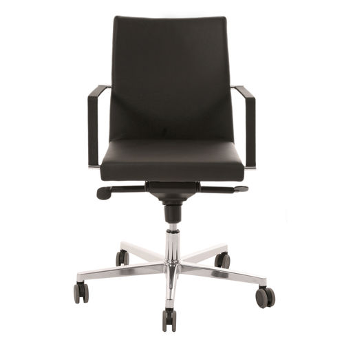 Moderner Bürostuhl - FEEL - KFF - für den Innenraum / Stoff / Leder