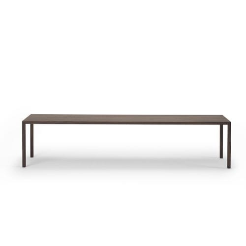Moderne Bank - SLIM - Arco - Holz / Leder / Stoff