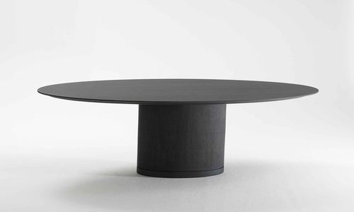 Moderner Besprechungstisch - SPAZIO - Arco - Holz / oval / rund