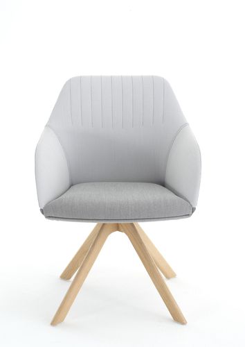 Moderner Stuhl - EASE - Arco - für den Innenraum / Eiche / Stoff