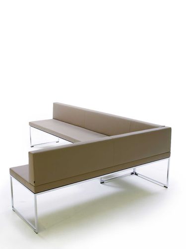 Moderne Polsterbank - FRAME - Arco - Stoff / Leder / Eck