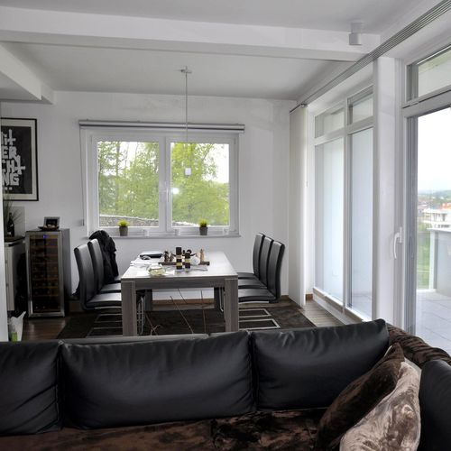 Glasfenster - STANDARD - Trocal - Stahl / PVC / Schiebe