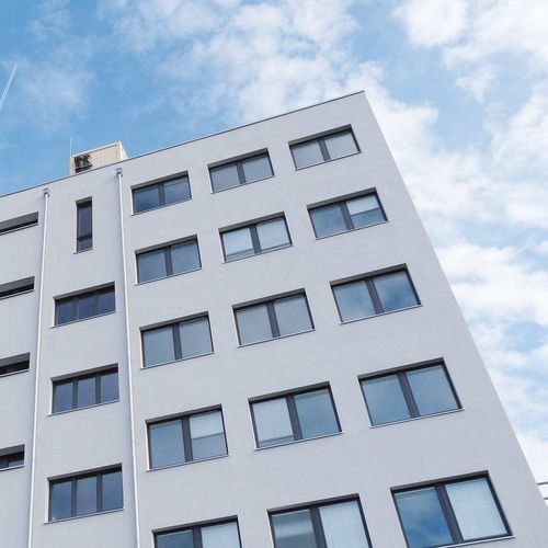 Aluminiumfenster - ADDON - Trocal - Glas / PVC / Schiebe