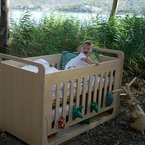 Standard-Wiege - ZOE - COCO-MAT - Holz / unisex / für Kindergarten